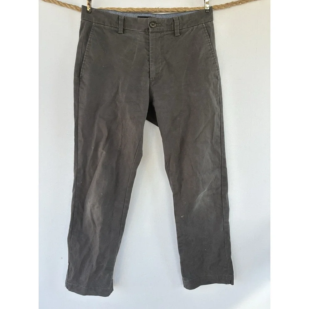 Banana Republic Emerson Chino Gray Pants Mens‎ 30x30